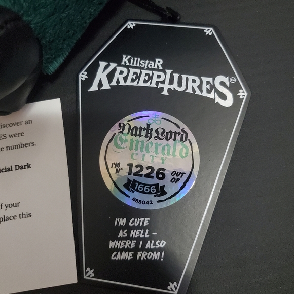 Dark Lord Emerald City Limited Edition Killstar Kreepture New Baphomet Plush Toy - Picture 4 of 4